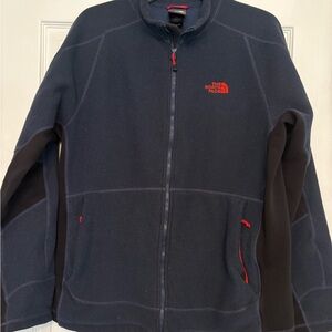 The North Face Men's Dark Blue and Black Performance Jacket